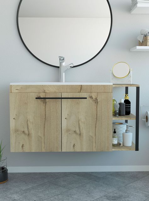 Mueble Lavamanos Khari Flotante Duna TuHome-1