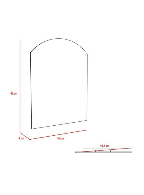 Espejo Affi 60 x 45 x 4 cm TuHome-3