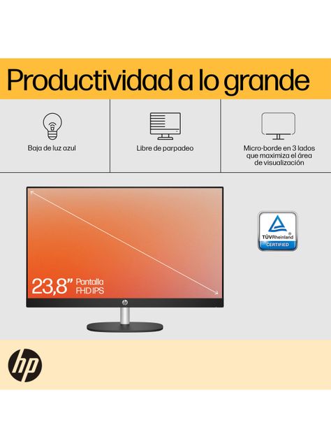 All in One 24-cr0001la AMD Ryzen 3 8GB RAM 512GB SSD 23.8" FHD Windows 11 Home Single Language-6