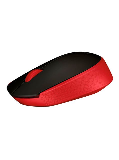 Mouse Logitech Inalámbrico M170 Rojo-0
