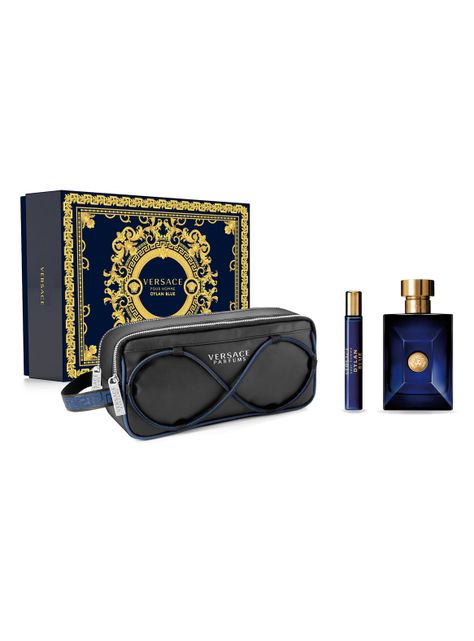 Set Perfume Dylan Blue Pour Homme EDT 100 ml + Neceser Versace + Travel Spray 10 ml Versace-0