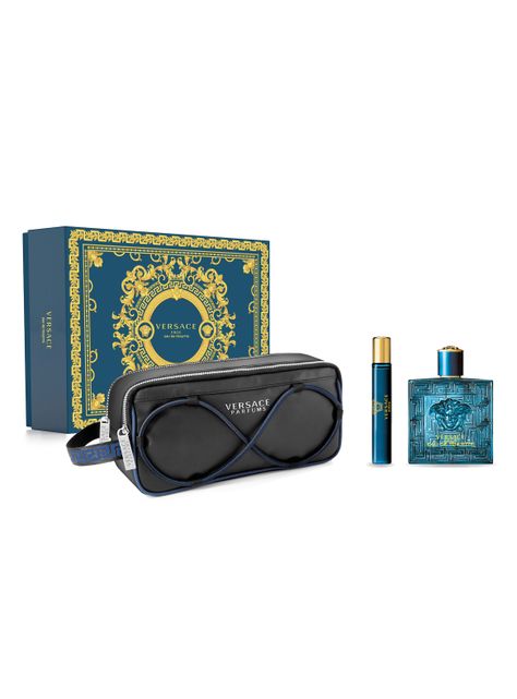 Set Perfume Eros EDT Hombre 100 ml + Neceser Versace + Travel Spray 10 ml Versace-0