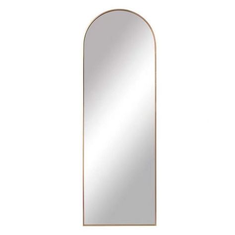 Espejo Pie Ovalado Dorado 45x170 cm-0
