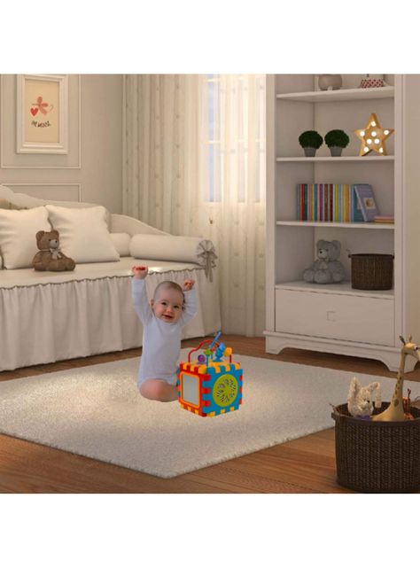 Juguete de Aprendizaje Cubo Didáctico Multicolor-5