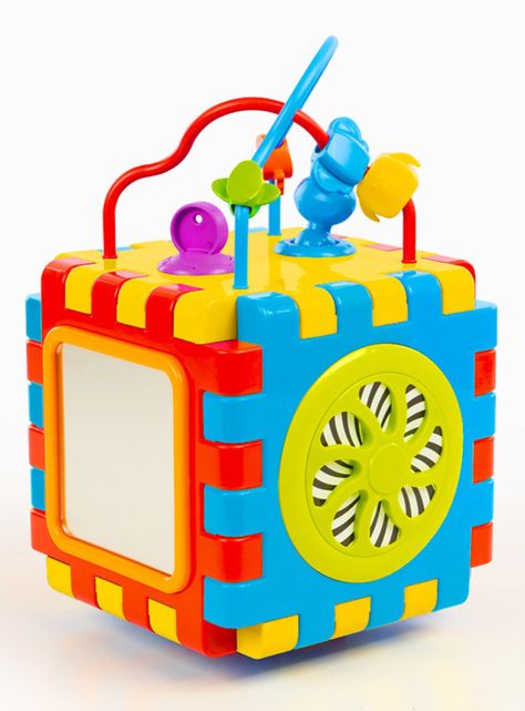 Juguete de Aprendizaje Cubo Didáctico Multicolor-0