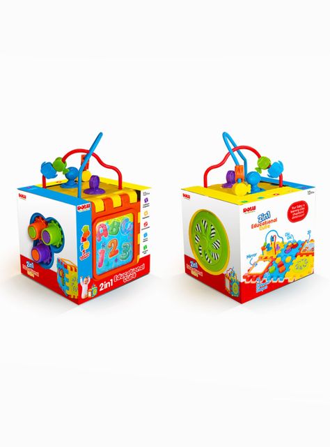 Juguete de Aprendizaje Cubo Didáctico Multicolor-4