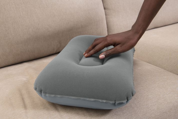 Almohada Inflable de Camping Azul-2