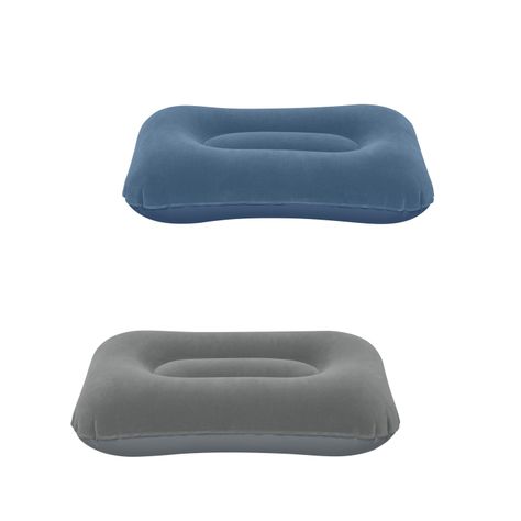 Almohada Inflable de Camping Azul-1