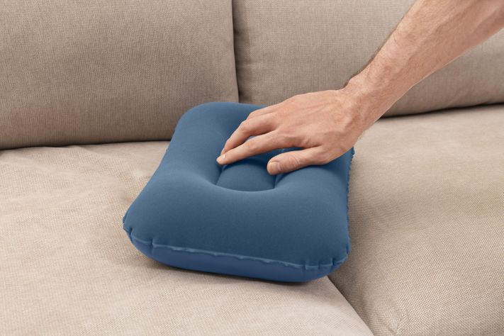 Almohada Inflable de Camping Azul-4