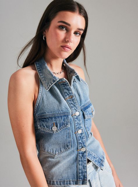 Chaqueta Halter Lavado y Animal Print-2