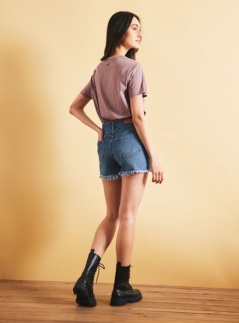 Falda Denim con Bolsillos-5