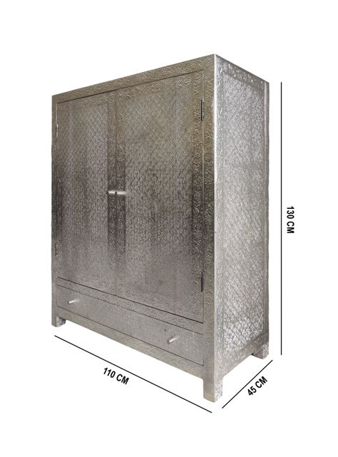 Vitrina Metal Tallado 2P-2