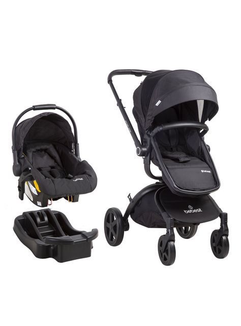 Coche Travel System Deluxe 360° Sx Negro Bebesit-0
