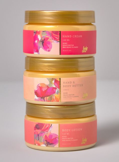 Set de Belleza Roses Peach Peony 3 Piezas-1