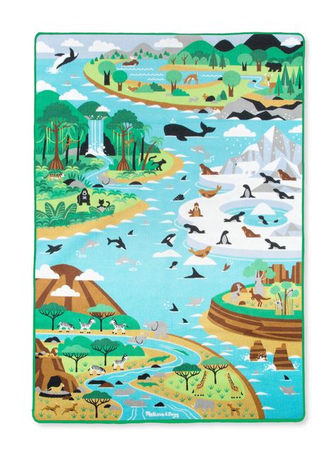 Melissa & Doug Alfombra hábitats Caramba-0