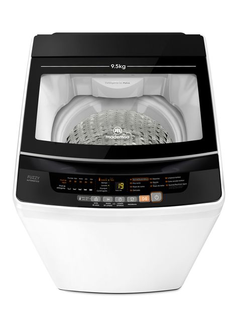 Lavadora Carga Superior 9.5 kg BZG Blanca-2