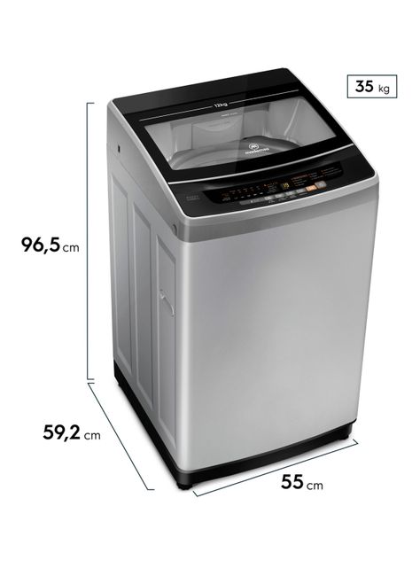 Lavadora Carga Superior 12 Kg SZG Silver-1