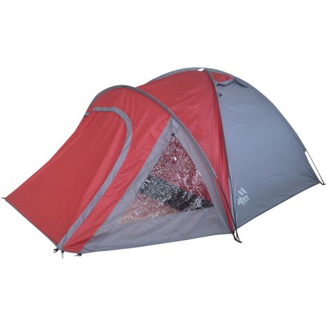 Carpa 4P Dome Paine Lluvia 210 x 240 x 140 cm Rojo-1