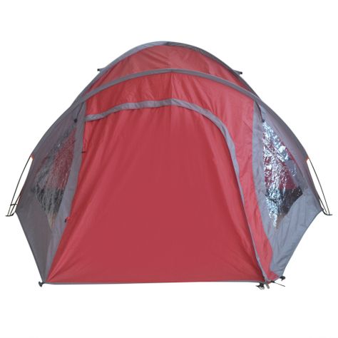 Carpa 4P Dome Paine Lluvia 210 x 240 x 140 cm Rojo-0