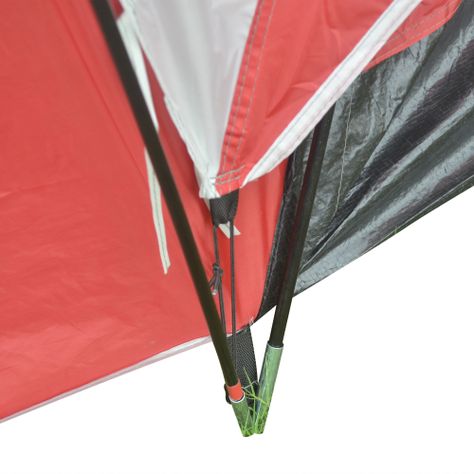 Carpa 6P Aconcagua 240+125 x 300 x 160 cm Rojo-6