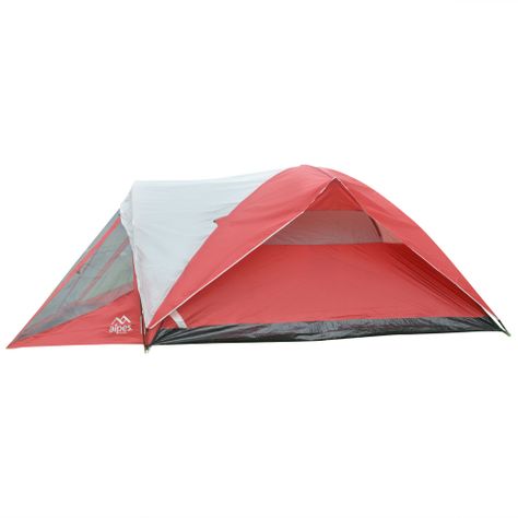 Carpa 6P Aconcagua 240+125 x 300 x 160 cm Rojo-2
