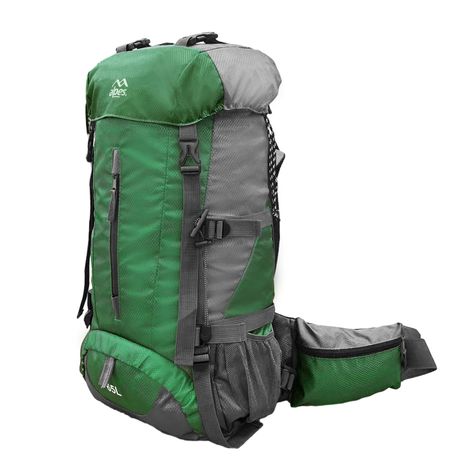 Mochila de Camping 65 Litros Antillanca Verde-1
