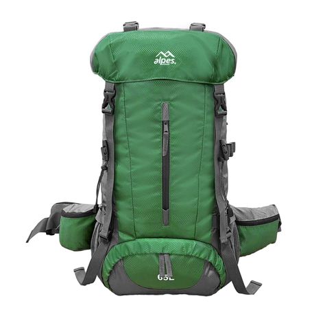 Mochila de Camping 65 Litros Antillanca Verde-0