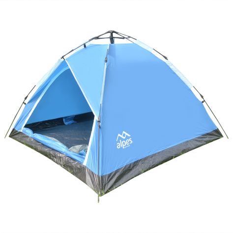 Carpa 4P Autoarmable Calafate 210 x 210 x 130 cm Azul-0