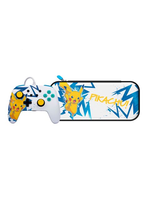 Control Nintendo Switch + Case Pikachu-0
