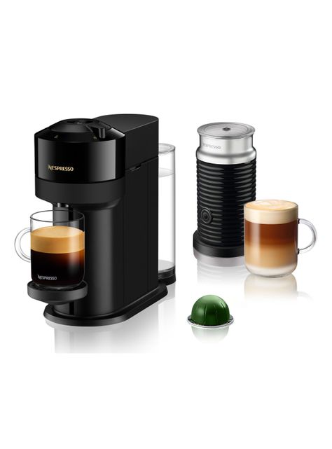 Cafetera de Cápsulas Vertuo Next Glossy Black + Espumador-0