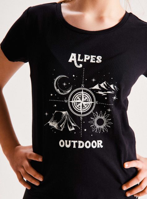 Polera con Diseño Estampado-1