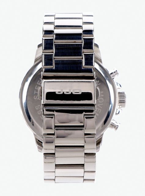 Pack Reloj Análogo Plata de Hombre + Descorchador-2