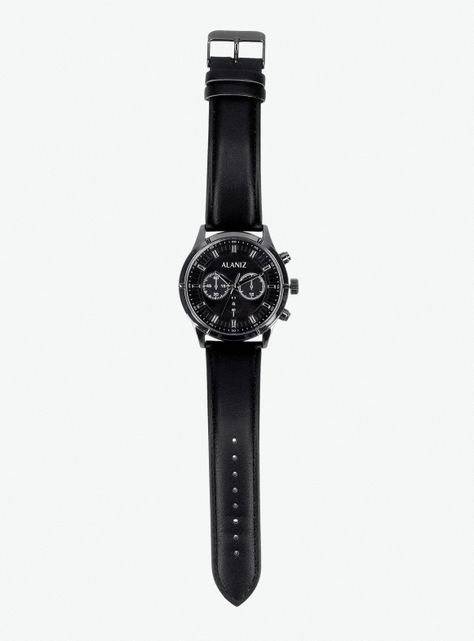 Pack Reloj Análogo Negro de Hombre +Billetera-3