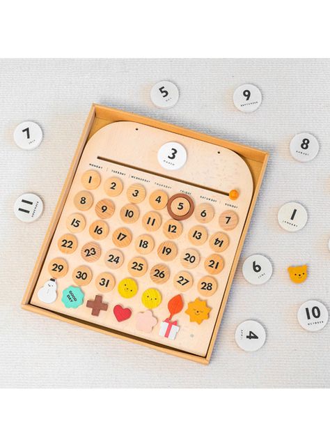 Juguete de Aprendizaje Didáctico Calendario Montessori-2
