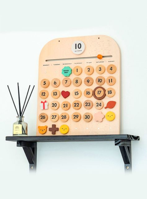 Juguete de Aprendizaje Didáctico Calendario Montessori-5