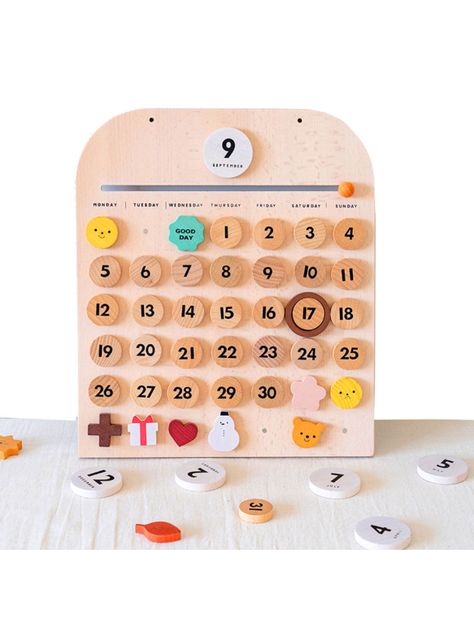 Juguete de Aprendizaje Didáctico Calendario Montessori-1