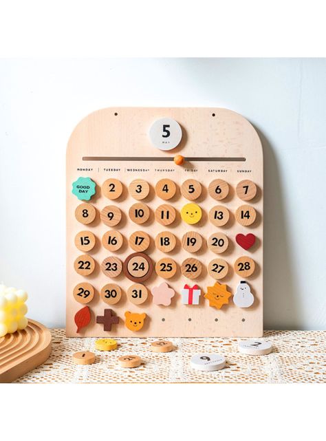 Juguete de Aprendizaje Didáctico Calendario Montessori-4