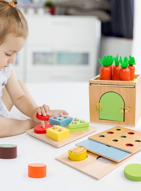 Juguete de Aprendizaje Didáctico 6 En 1 Montessori-5