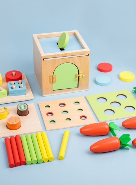 Juguete de Aprendizaje Didáctico 6 En 1 Montessori-3