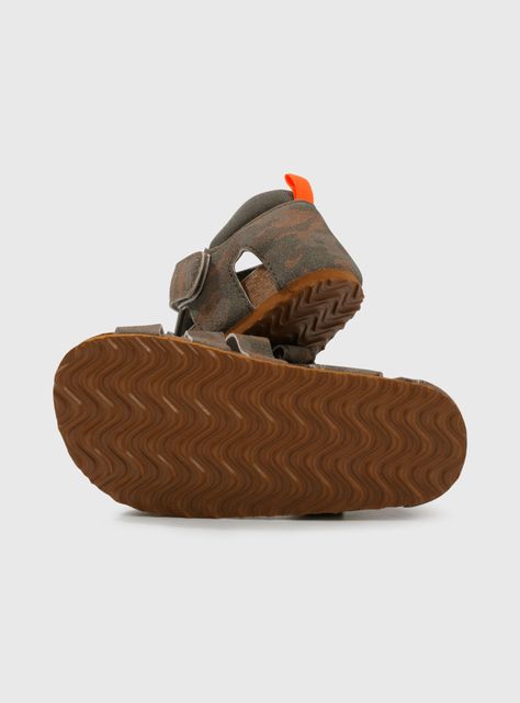 Sandalia Print Camo Velcro Niño-3