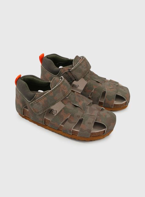 Sandalia Print Camo Velcro Niño-1