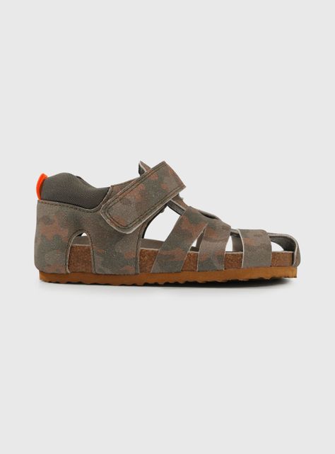 Sandalia Print Camo Velcro Niño-0