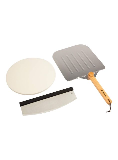Juego de Utensilios para Pizza a la Parrilla de 3 Piezas-0