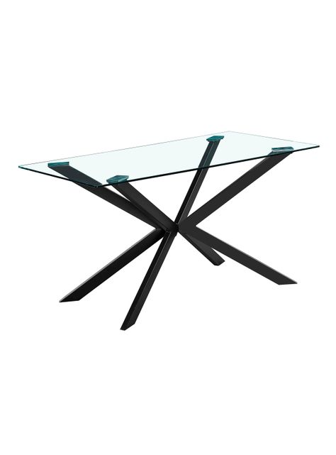 Juego de Comedor Belén Vidrio + 4 Sillas Idetex-1