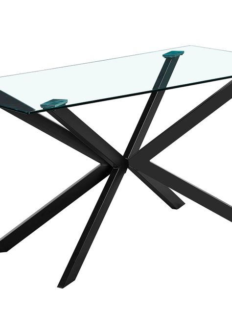 Juego de Comedor Belén Vidrio + 4 Sillas Idetex-2