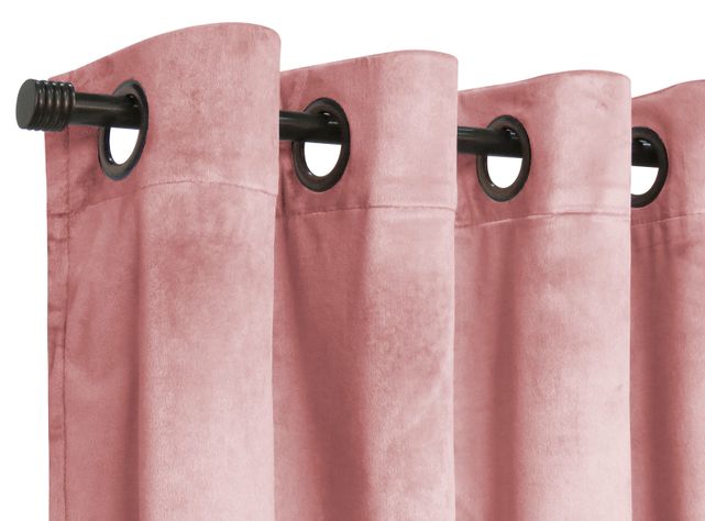 Set Cortinas Velvet 140 x 220 cm Coñac Idetex-1
