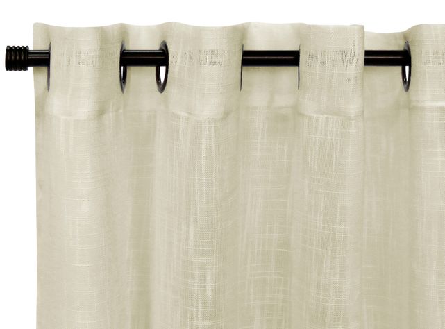 Set Cortinas Lino 140 x 220 cm Beige Idetex-0