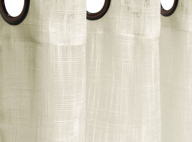 Set Cortinas Lino 140 x 220 cm Beige Idetex-2