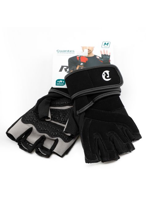Guantes de Entrenamiento Pro Talla M Negros-0
