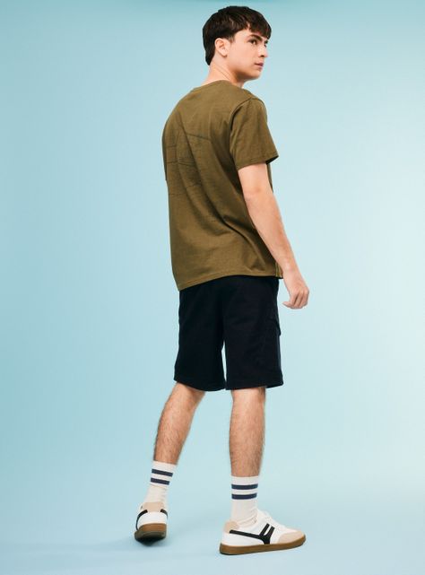 Short Knitted Denim-5